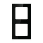 Cadre double pour prise Avatto N-TS10-Frame-B2 - Noir