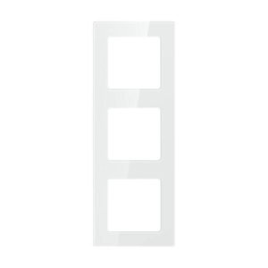Prise murale triple cadre - Avatto N-TS10-Frame-W3 - Blanc