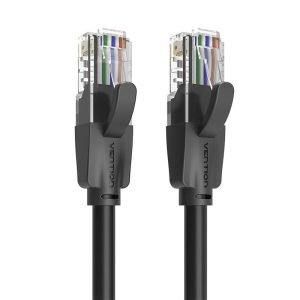 Câble réseau UTP CAT6 Vention IBEBL RJ45 Ethernet 1000Mbps 10m - Noir
