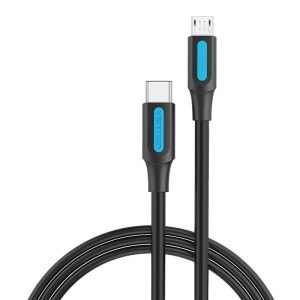 Câble USB-C 2.0 vers Micro USB Vention COVBF 2A 1m - Noir