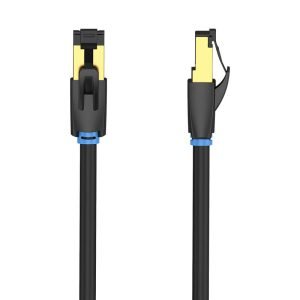 Câble réseau CAT8 SSTP Vention IKABG RJ45 Ethernet 40Gbps 1.5m Noir
