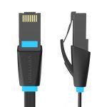 Câble réseau plat UTP CAT6 Vention IBJBU RJ45 Ethernet 1000Mbps 35m Noir