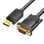 Câble DisplayPort vers VGA Vention HBLBG 1,5m, 1080P 60Hz - Noir