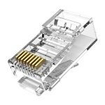 Connecteurs modulaires RJ45 Cat.5E UTP Vention IDBR0-100 - Transparent - Lot de 100 pièces