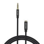 Câble Audio TRRS 3.5mm Mâle vers 3.5mm Femelle Vention BHCBJ 5m Noir