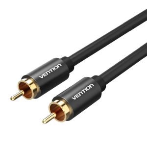 Câble Audio RCA Vention VAB-R09-B100 1m - Métal Noir