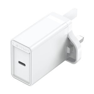 Chargeur mural USB-C Vention FADW0-UK 20W - Blanc