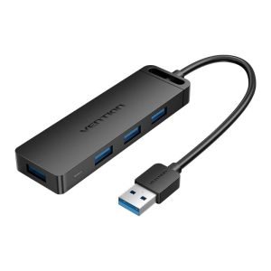 Hub USB 3.0 à 4 ports Vention CHLBF - 1m, Noir