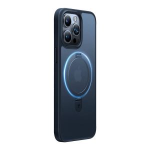 Coque de téléphone Torras UPRO Ostand Matte pour iPhone 15 PRO - Noir
