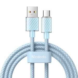 Câble USB-A vers USB-C Mcdodo CA-3654, 100W, 2m - Bleu