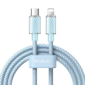 Câble USB-C vers Lightning Mcdodo CA-3664, 36W, 2m - Bleu