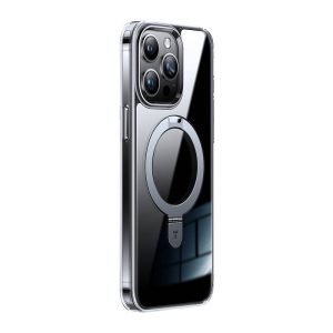 Coque de téléphone Torras UPRO Ostand Clear pour iPhone 15 PRO - Transparent
