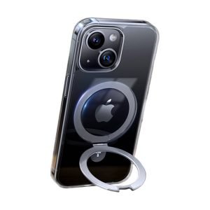Coque de téléphone Torras UPRO Ostand Clear pour iPhone 15 - Transparent