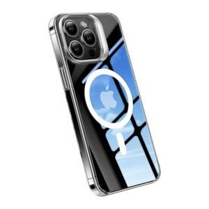 Coque de téléphone Torras UPRO Lstand Clear-Mag pour iPhone 15 PRO - Transparent