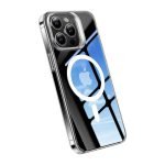 Coque de téléphone Torras UPRO Lstand Clear-Mag pour iPhone 15 - Transparent