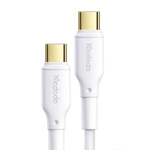 Câble USB-C vers USB-C Mcdodo CA-8350, 100W, 1,2m - Blanc