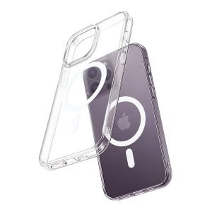 Coque magnétique McDodo pour iPhone 15 - Transparente