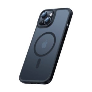 Coque de téléphone Torras Guardian-Mag pour iPhone 15 - Noir