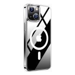 Coque transparente Torras Diamond Clear-Mag pour iPhone 15