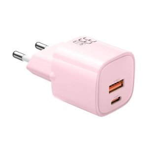 Chargeur GaN 33W Mcdodo CH-0155 USB-C, USB-A - Rose