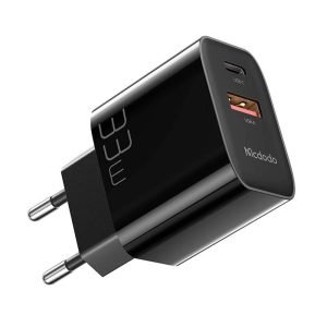 Chargeur GaN 33W Mcdodo CH-0921 USB-C, USB-A - Noir