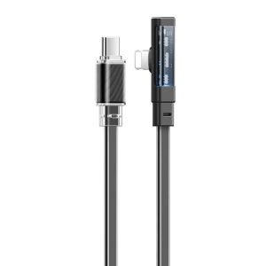 Câble USB-C vers Lightning Mcdodo CA-3440 90° 1.2m avec LED - Noir