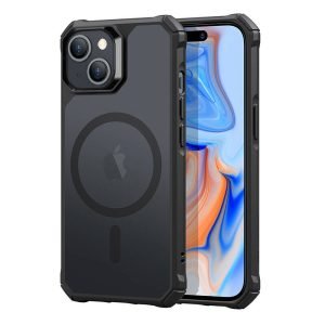 Coque ESR Air Armor pour iPhone 15 Plus, Magsafe - Noir