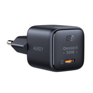 Chargeur mural USB-C 30W - Aukey PA-B1L - Noir