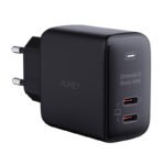 Chargeur mural Aukey PA-B4T, 2xUSB-C, 45W - Noir
