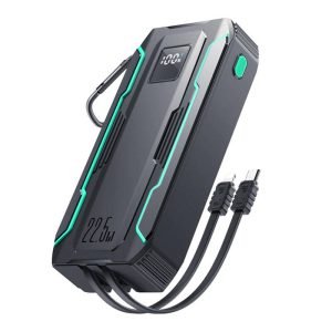 Batterie externe Joyroom JR-L018 20000mAh, 22.5W avec câbles Lightning + USB-C - Noire