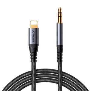 Câble Audio Lightning vers 3,5mm AUX Joyroom SY-A06, 1.2m - Noir