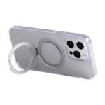 Coque magnétique avec support Joyroom JR-BP004 pour iPhone 15 Pro - Transparente