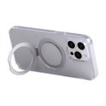 Coque de protection magnétique avec support Joyroom JR-BP004 pour iPhone 15 - Transparente