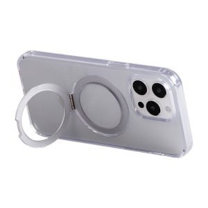 Coque de protection magnétique avec support Joyroom JR-BP004 pour iPhone 15 - Transparente