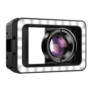 Objectif macro 100mm avec LED - APEXEL APL-HB100FL23 - Noir