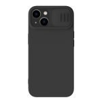 Coque Nillkin CamShield Silky Silicone pour iPhone 15 Plus - Noir