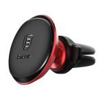 Support de voiture magnétique Baseus pour grille d'aération - Rouge