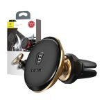 Support voiture magnétique avec pince pour câble - Baseus - Or