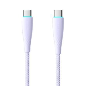 Câble USB-C vers USB-C Toocki TXCTT1-BMH01-P, 1m, PD, FC 100W - Violet