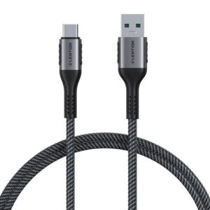 Câble de charge rapide USB-A 3.1 vers USB-C - Lention CB-ACE-6A1M - Noir, 0,5m