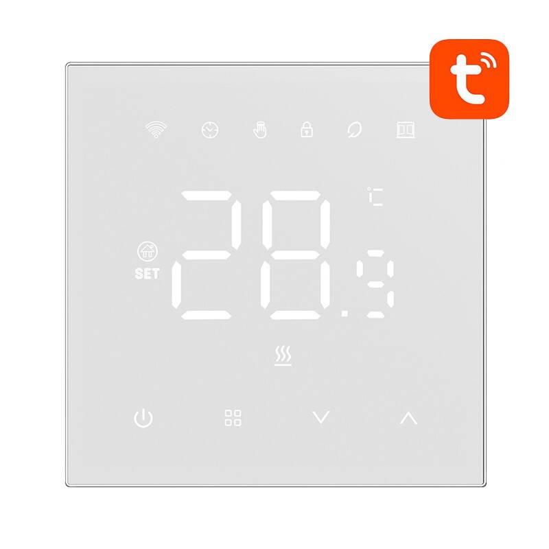 Thermostat intelligent Avatto WT410-BH-3A pour chaudière à gaz - WiFi