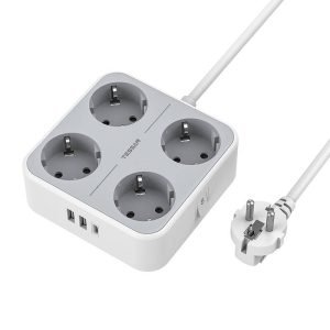Multiprise TESSAN TS-302-C-GR