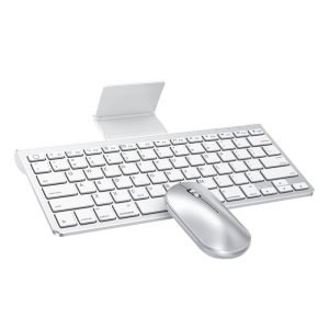 Combo clavier et souris pour iPad/iPhone - Omoton KB088 - Argent