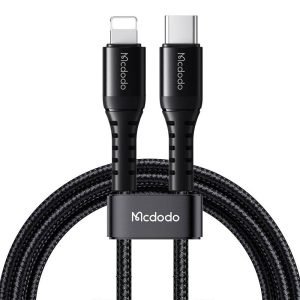 Câble USB-C vers Lightning Mcdodo CA-5631, 36W, 1m - Noir