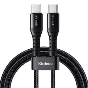 Câble USB-C vers USB-C Mcdodo CA-5640, 60W, 0.2m - Noir