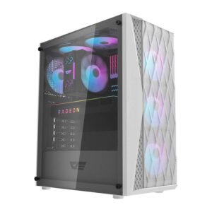 Boîtier pour ordinateur Darkflash DK352 Mesh - Blanc