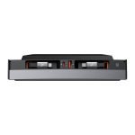 Hub Baseus T-Space avec câbles USB-C vers Lightning pour voitures Tesla - Noir