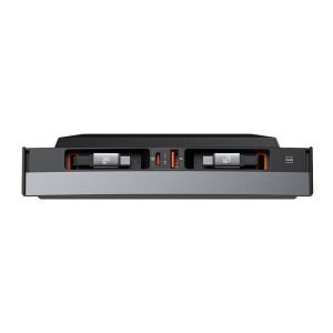 Hub Baseus T-Space avec câbles USB-C pour voitures Tesla - Noir