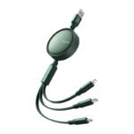 Câble 3 en 1 USB vers USB-C/Lightning/Micro USB - Mcdodo CA-7257 - Vert, 1.2m, 3.5A