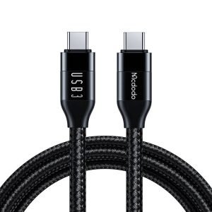 Câble USB-C vers USB-C Mcdodo CA-7132, 100W, 1.2m - Noir